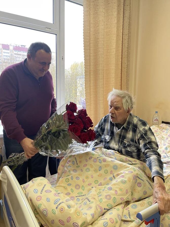 100-летний юбилей ветерана ВОВ Кизенкова Николая Егоровича
