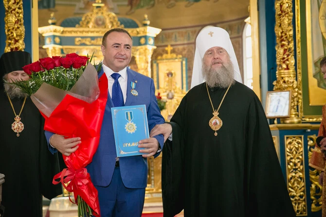 Грачья Мисакович Погосян удостоен высокой награды Православной Церкви Казахстана
