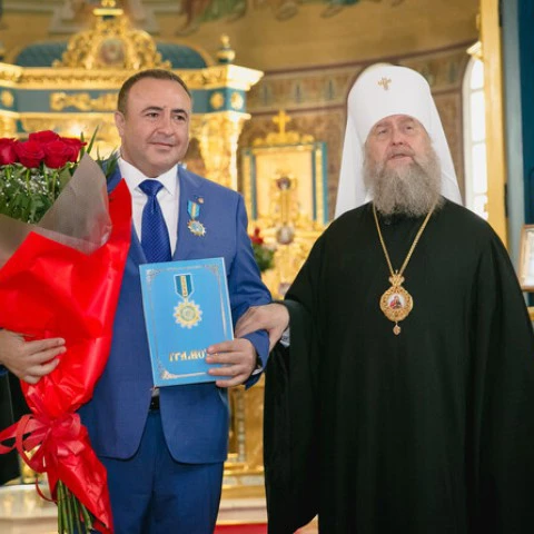 Грачья Мисакович Погосян удостоен высокой награды Православной Церкви Казахстана
