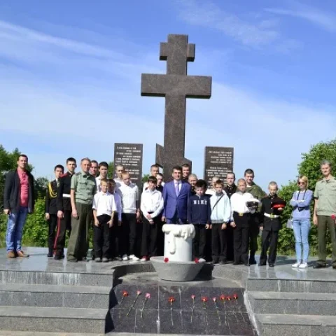 Посещение кадетами из Свято-Алексеевской пустыни мест боевой Славы