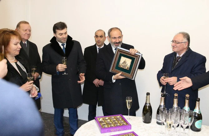 Никол Пашинян принял участие в открытии нового генконсульства Армении в Санкт-Петербурге 