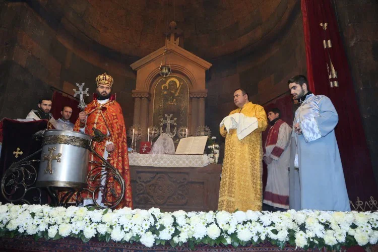 Освящение воды в Хор Вирапе