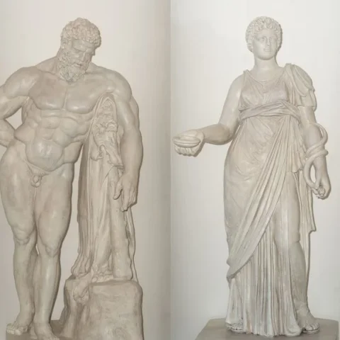 Олицетворение здоровья и силы: фонд Грачьи Погосяна передал в дар Госпиталю имени Н.Н. Бурденко статуи античных богов