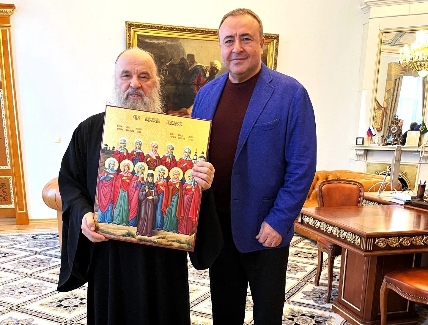 Грачья Погосян поздравил митрополита Санкт-Петербургского и Ладожского Варсонофия с годовщиной архиерейской хиротонии