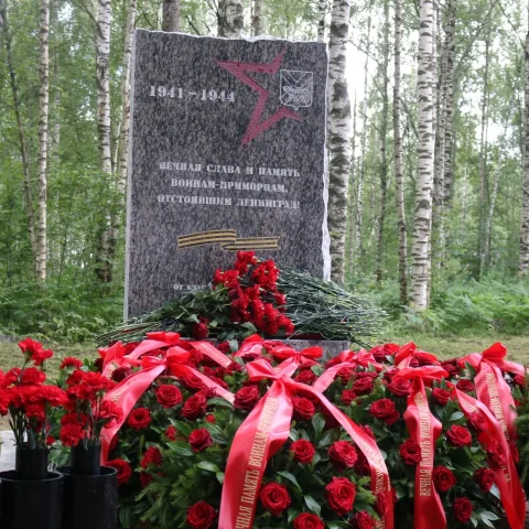 СМИ об открытии памятника воинам-приморцам, отстоявшим Ленинград, на Синявинских высотах 