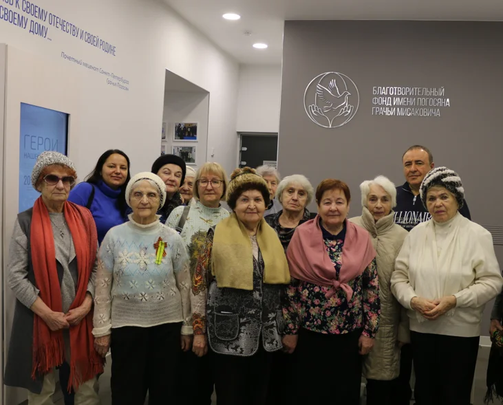 Посетители отделения дневного пребывания КЦСОН Калининского района – постоянные гости музея «Сохраняя память»