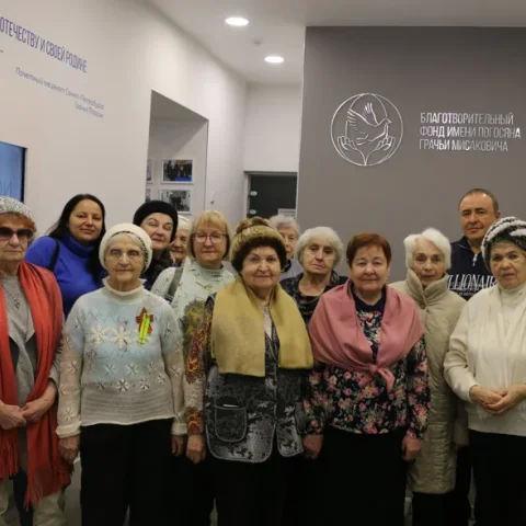 Посетители отделения дневного пребывания КЦСОН Калининского района – постоянные гости музея «Сохраняя память»